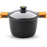 BRA Olla para estofados- Metal- Negro- 20 cm
